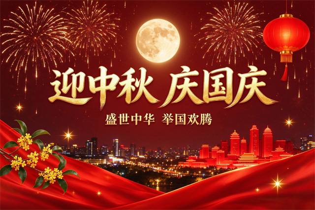 月滿華誕，同慶雙節(jié)｜上海順動廣告恭祝大家中秋、國慶快樂