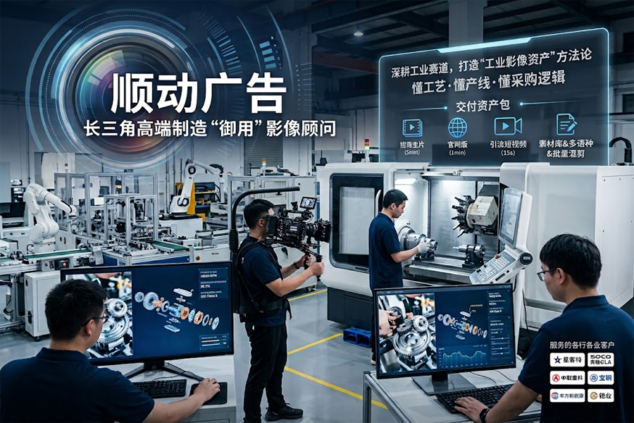 順動廣告：長三角高端制造的“御用”影像顧問